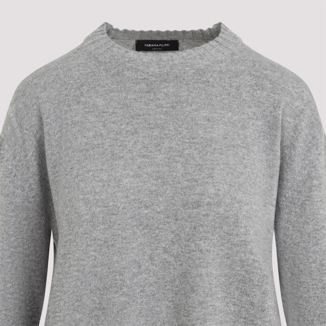 Fabiana Filippi Grey Wool Sweater