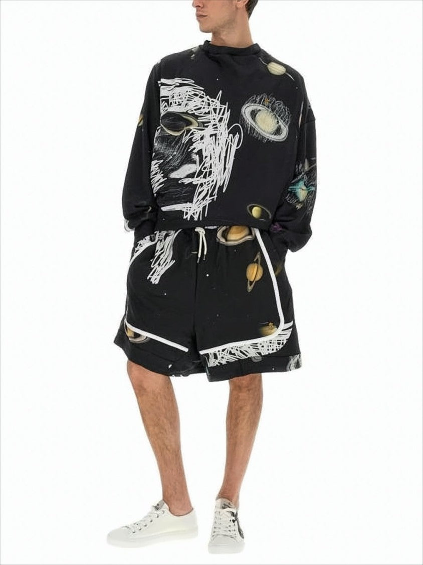 Vivienne Westwood Cosmic Print Jogger Pants With Adjustable Waistband