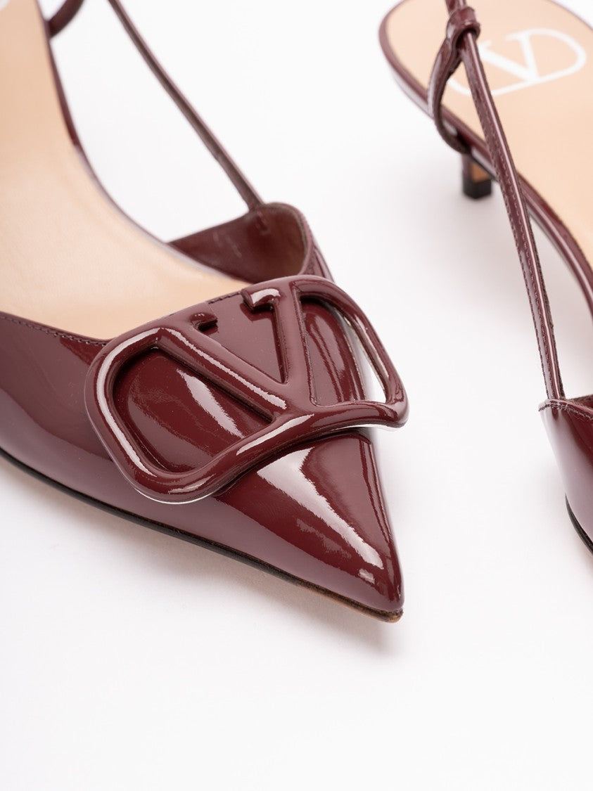 Valentino Garavani `Vlogo Signature` Slingbacks