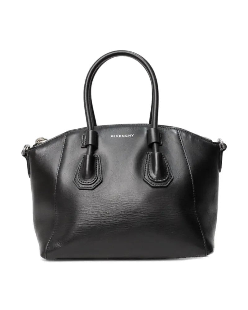 Givenchy Black Leather Mini Handbag With Adjustable Strap