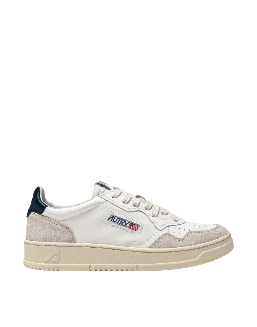 Autry Low-Top Sneakers With Micro-Perforated Toe And Leather Accents