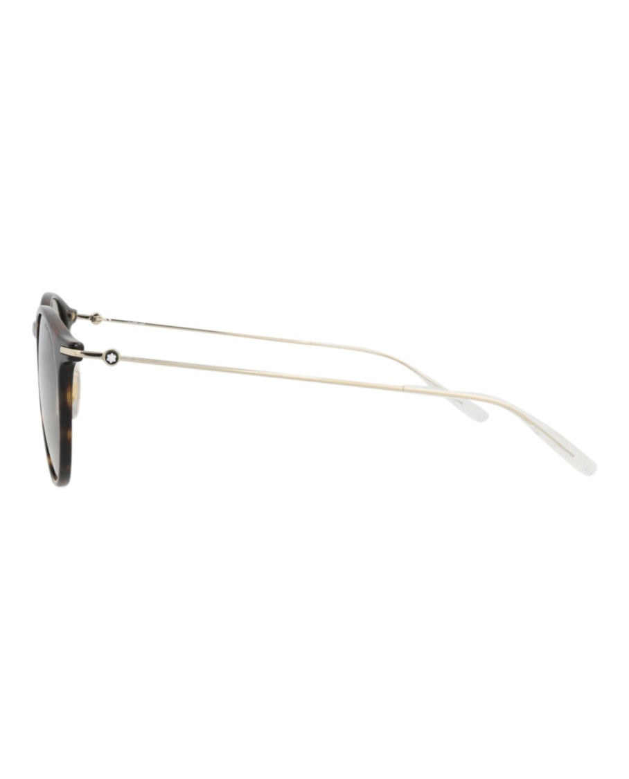 Montblanc Round-Frame Injection Sunglasses