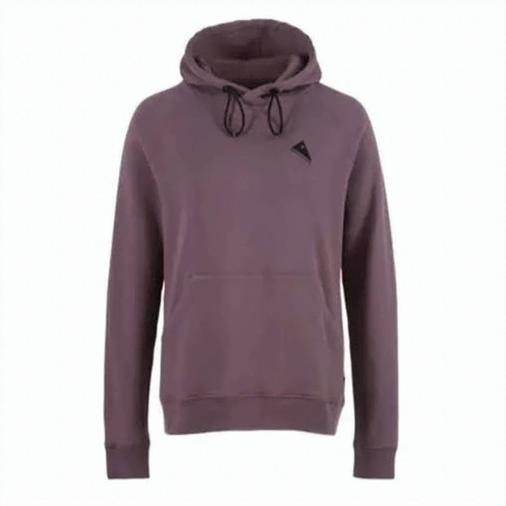 Klattermusen Relaxed-Fit Purple Hoodie With Adjustable Drawstring And Logo Patch