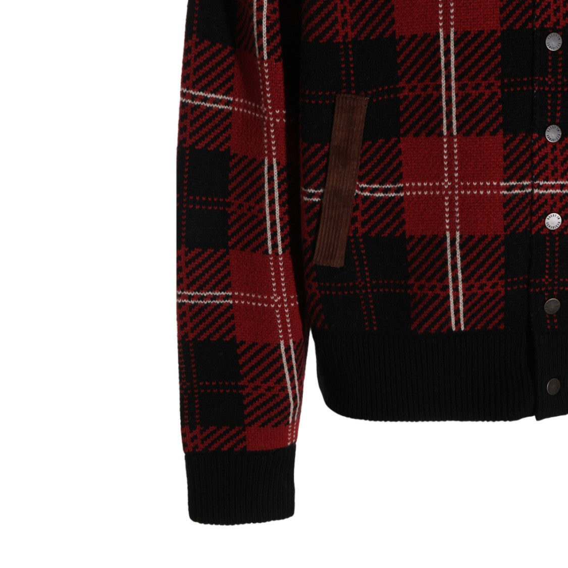 Guest In Residence Plaid Brown Corduroy Accent Jacket