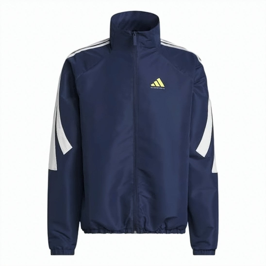 Adidas High Collar Jacket With Front Zipper