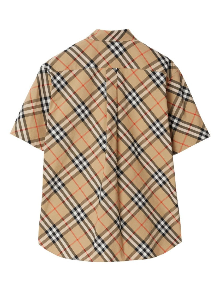 Burberry Check Print Short Sleeves