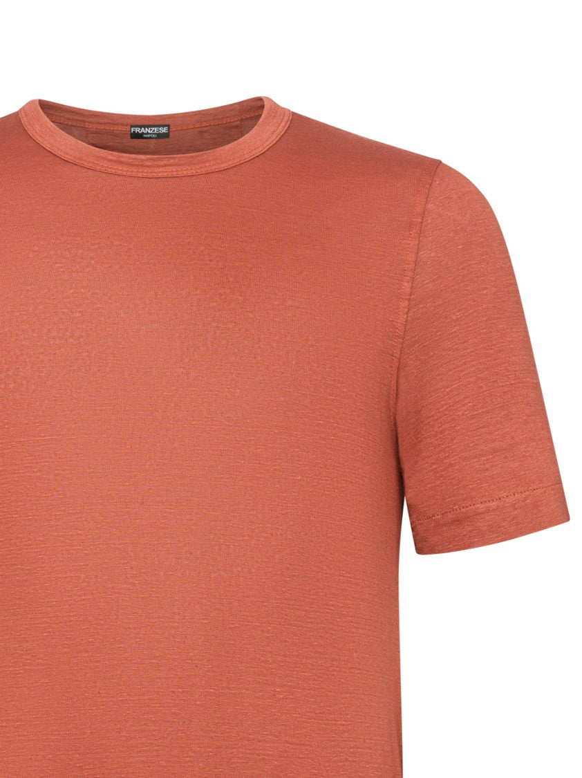 Franzese Collection Handmade Natural Linen T-Shirt