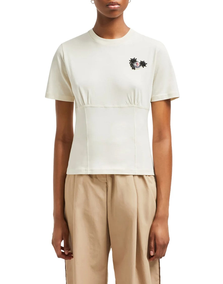 Moncler Hand-Beaded Logo T-Shirt