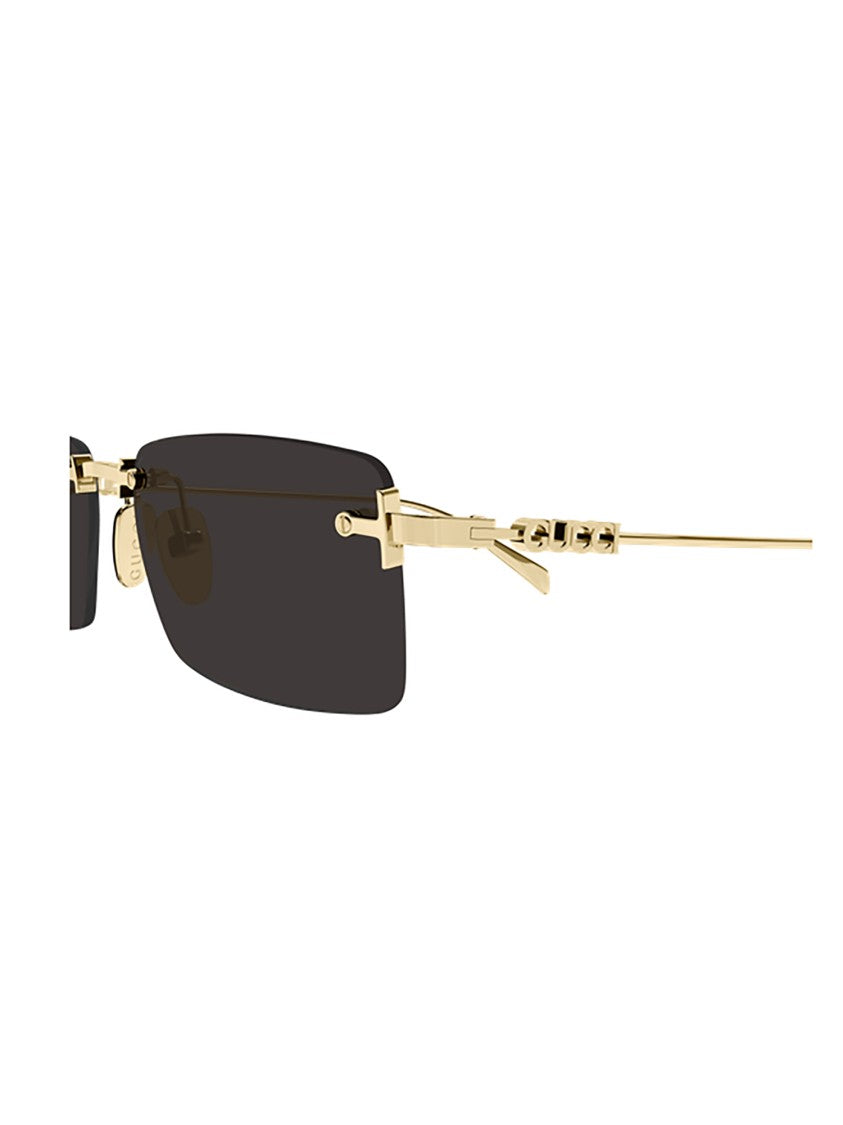 Gucci Rimless Rectangular Sunglasses