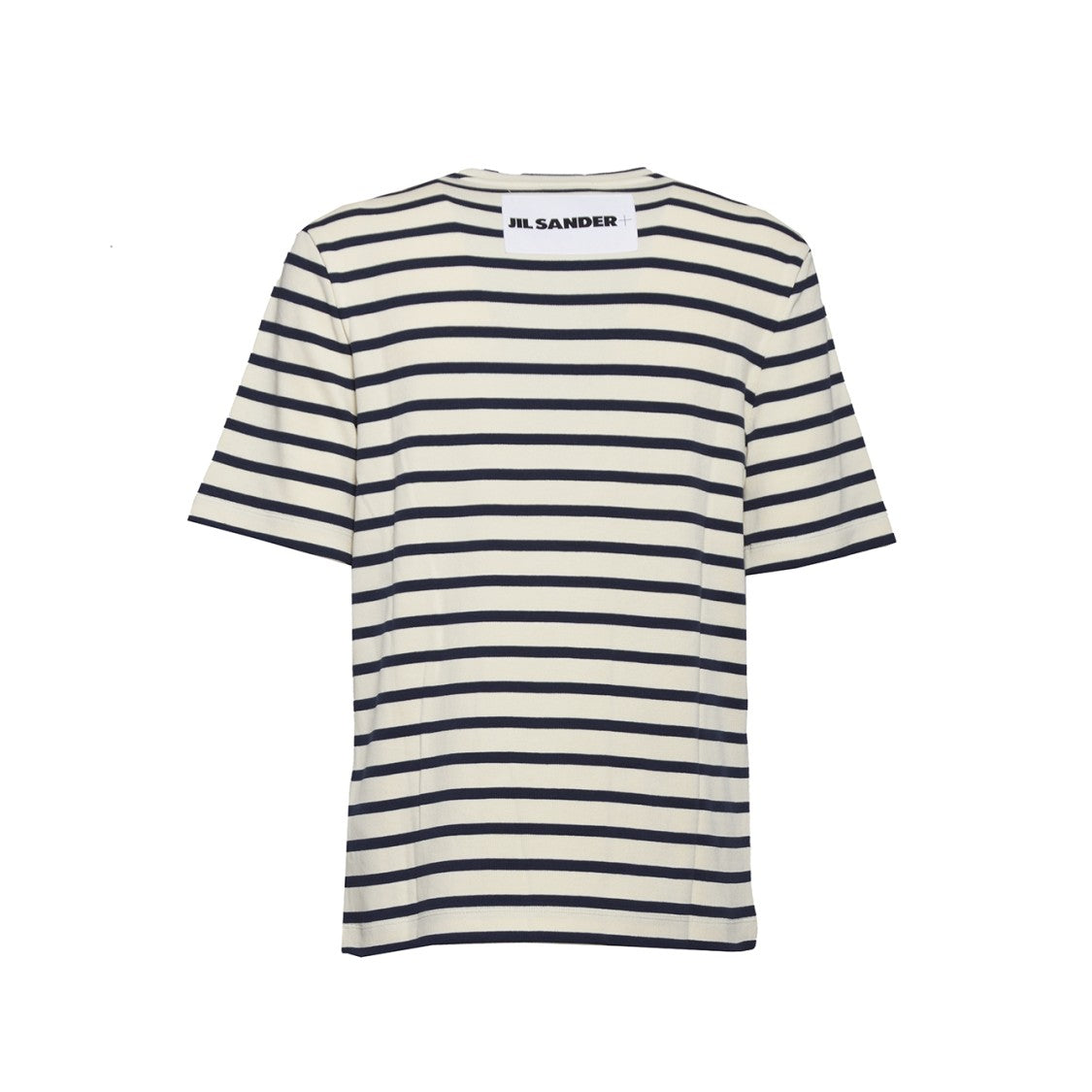 Jil Sander Black And White Striped Short Sleeve T-Shirt