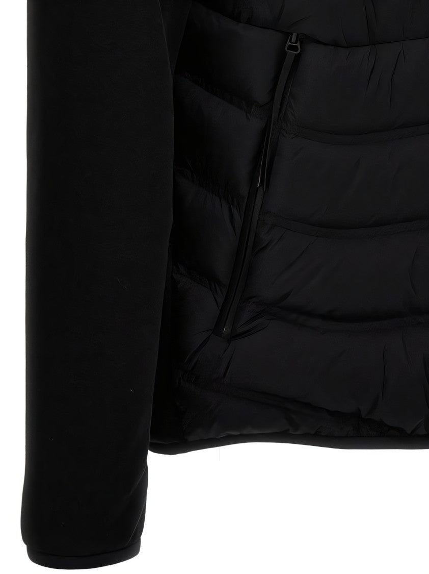 Moncler Quilted Front Hooded Jacket With Padded Hood