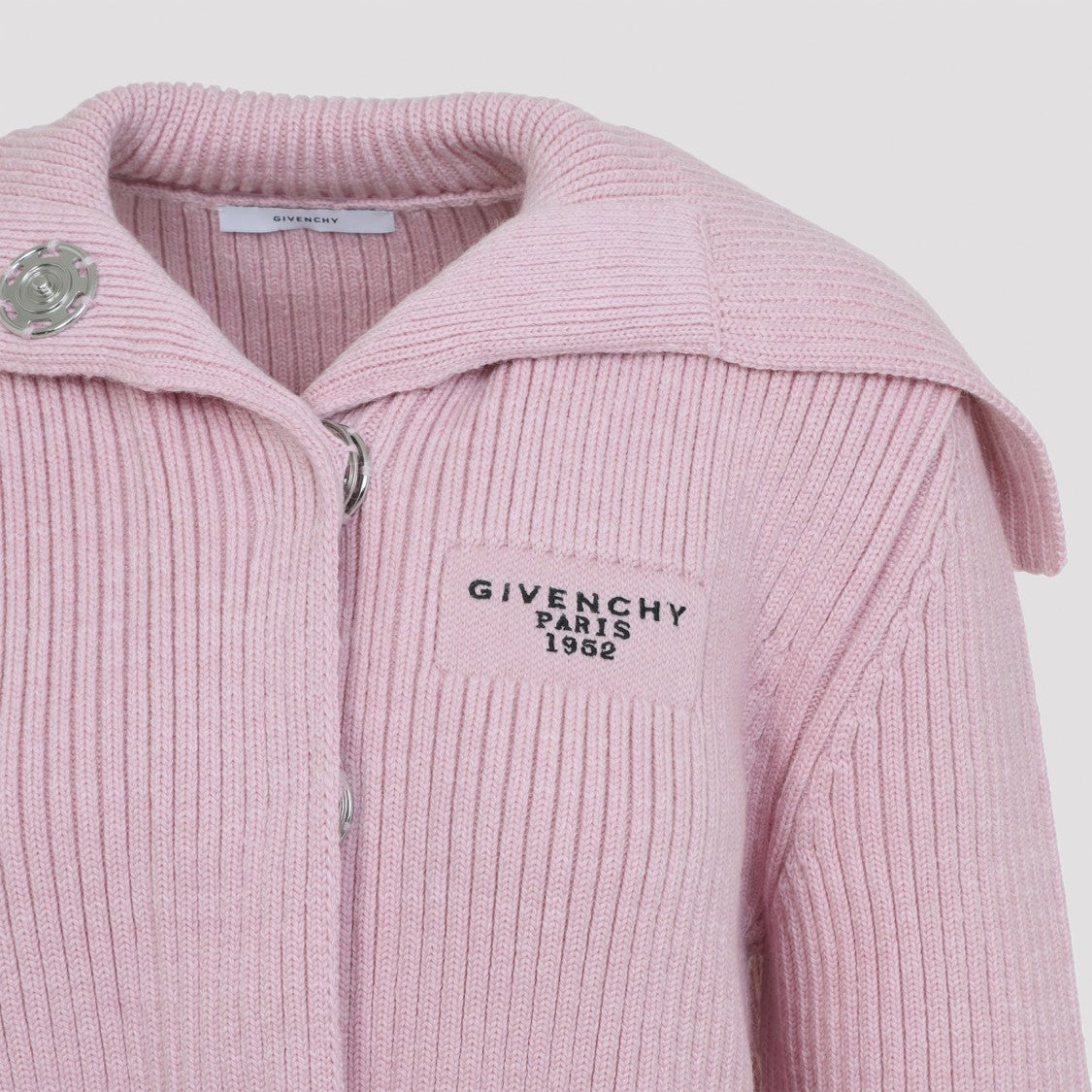 Givenchy Ribbed Knit Sweater With Cropped Silhouette