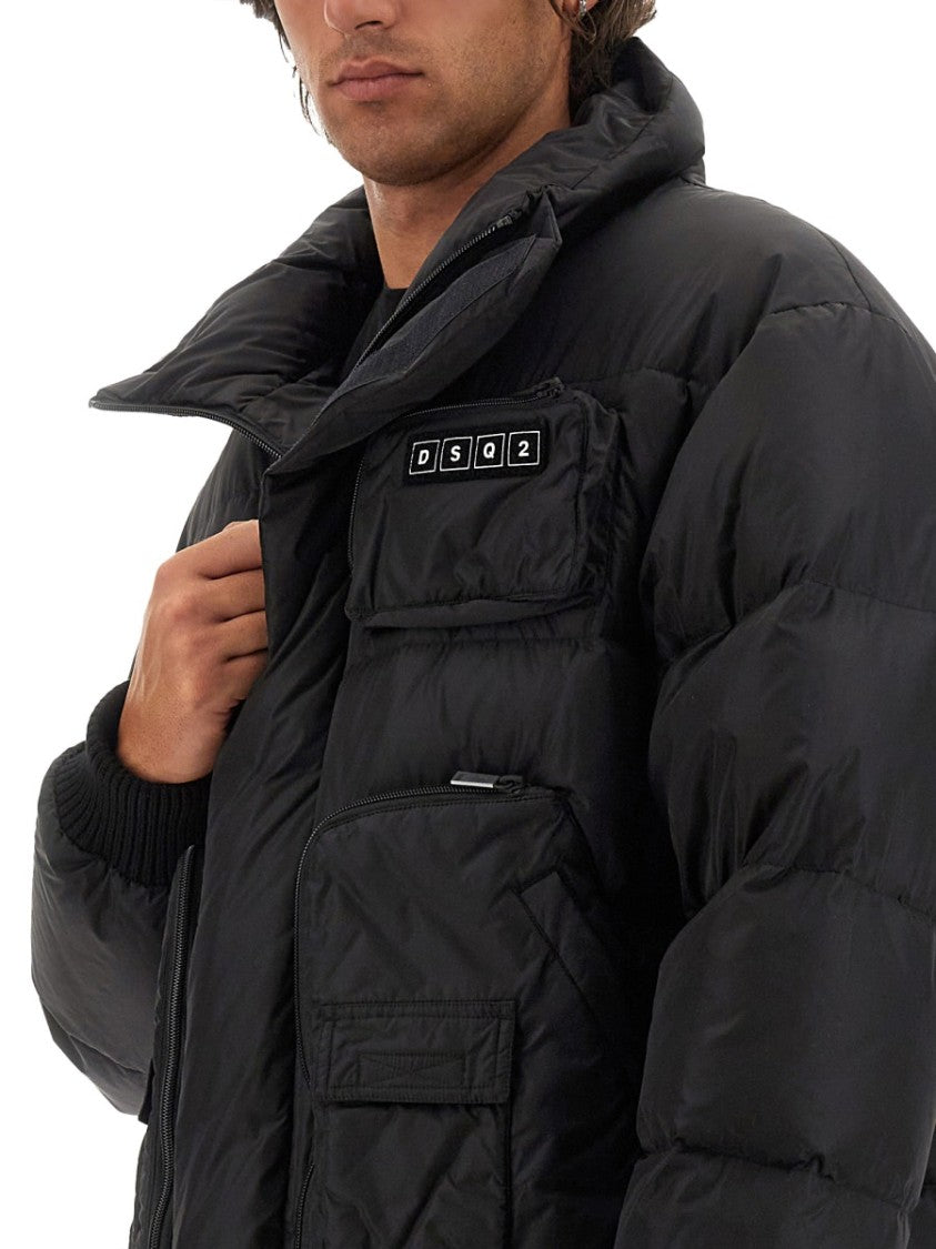 Dsquared2 Boxy Black Down Jacket