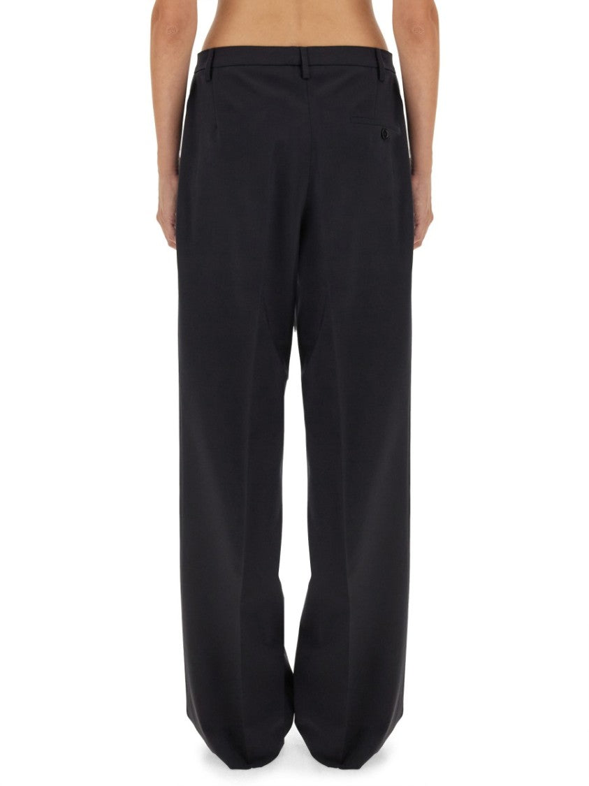 Aspesi Tailored High-Waist Pants With Wide Legs
