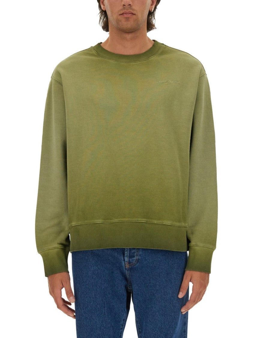 Msgm Washed Out Jersey Sweatshirt