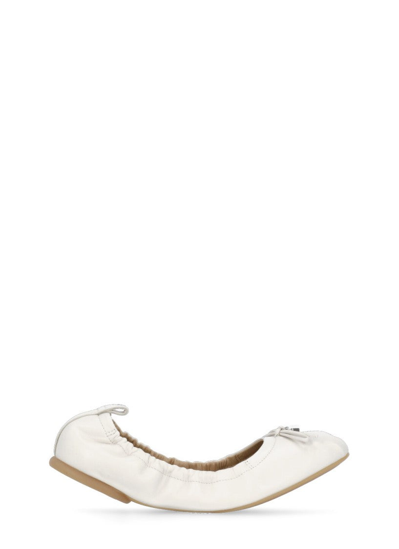 Hogan Ivory H684 Ballet Shoes