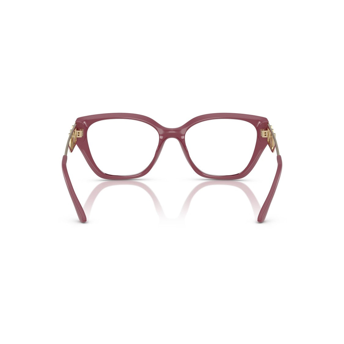 Michael Kors 0Mk4140u Bold Cat-Eye Eyeglasses With Gold Metal Temples