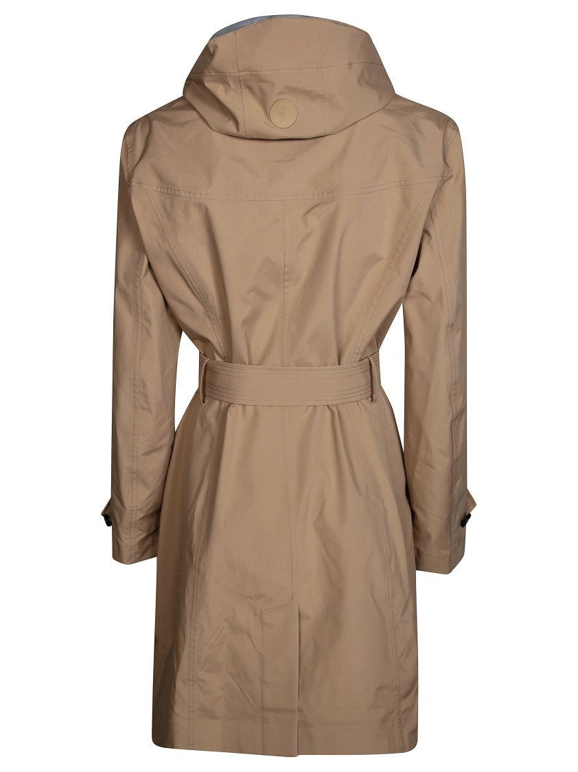 Save The Duck Brown Jackie Belted Trench Coat