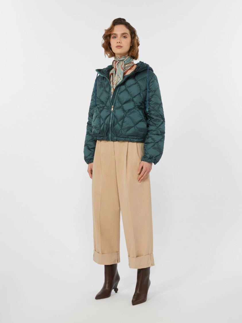 Max Mara Wide-Leg Pants With Cuffed Hems