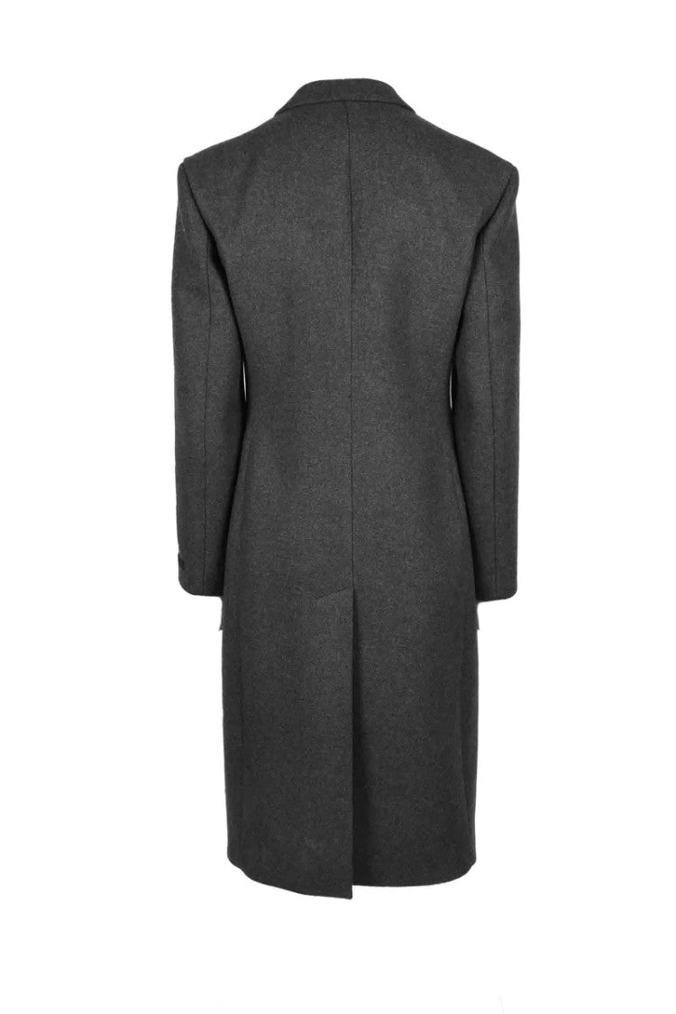 Prada Virgin Wool Coat - Grey
