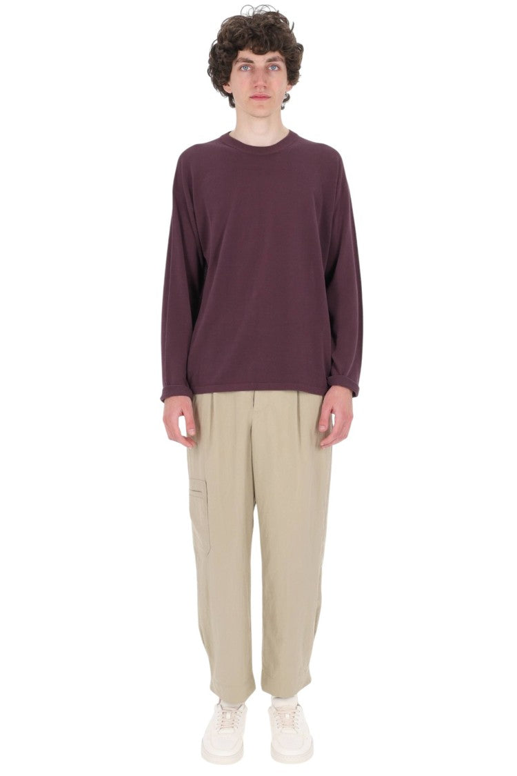 Roberto Collina Cotton Crepe Crewneck Sweater