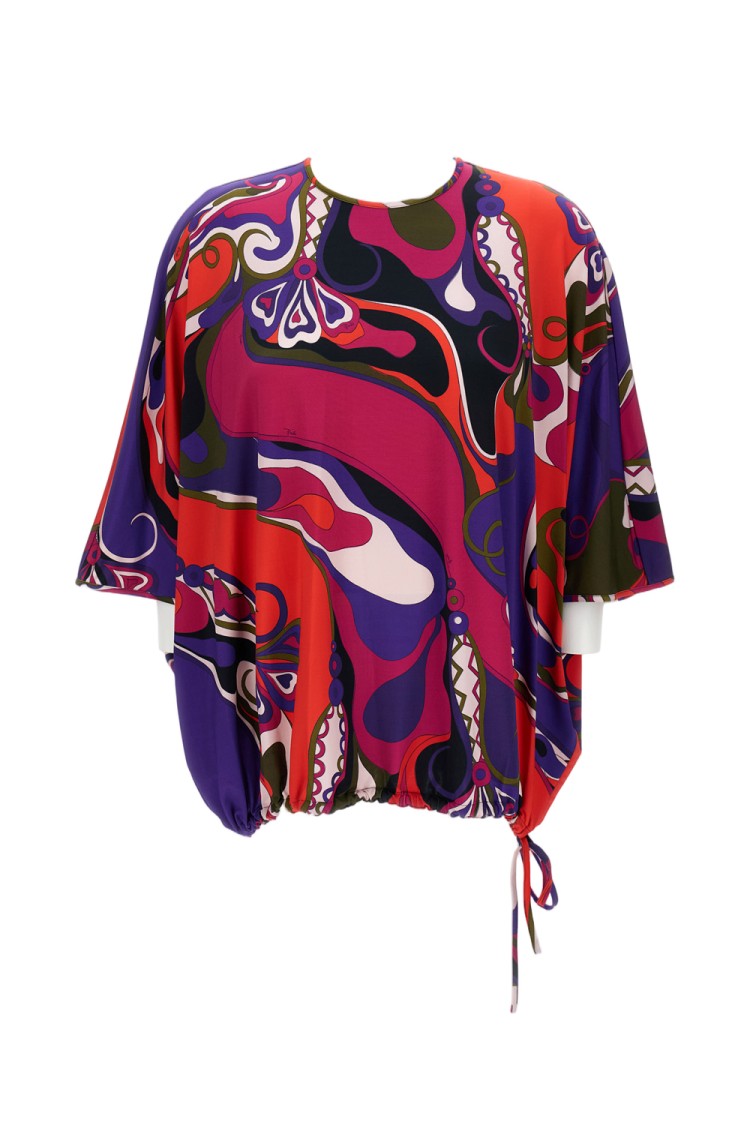 Emilio Pucci Satin Jersey Blouse