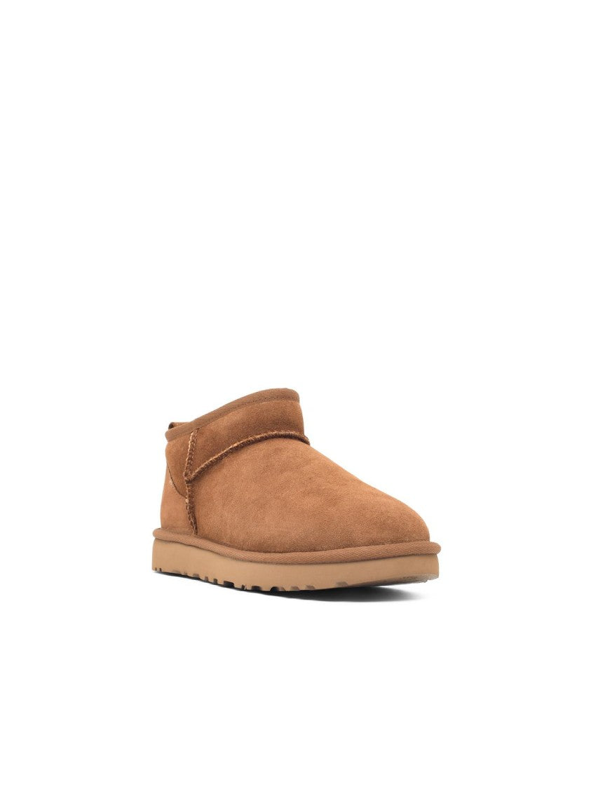 Ugg Chestnut Classic Ulta Mini Suede Ankle Boots
