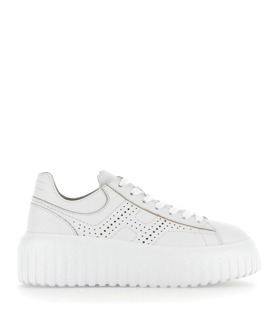 Hogan Low-Top Sneakers With Ridged Platform Sole