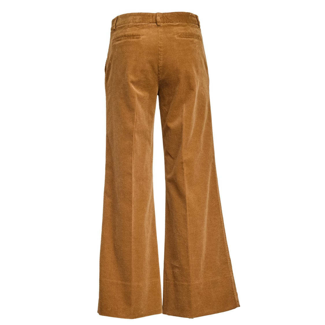 Ql2 Ribbed Fabric Straight-Leg Pants With Hook