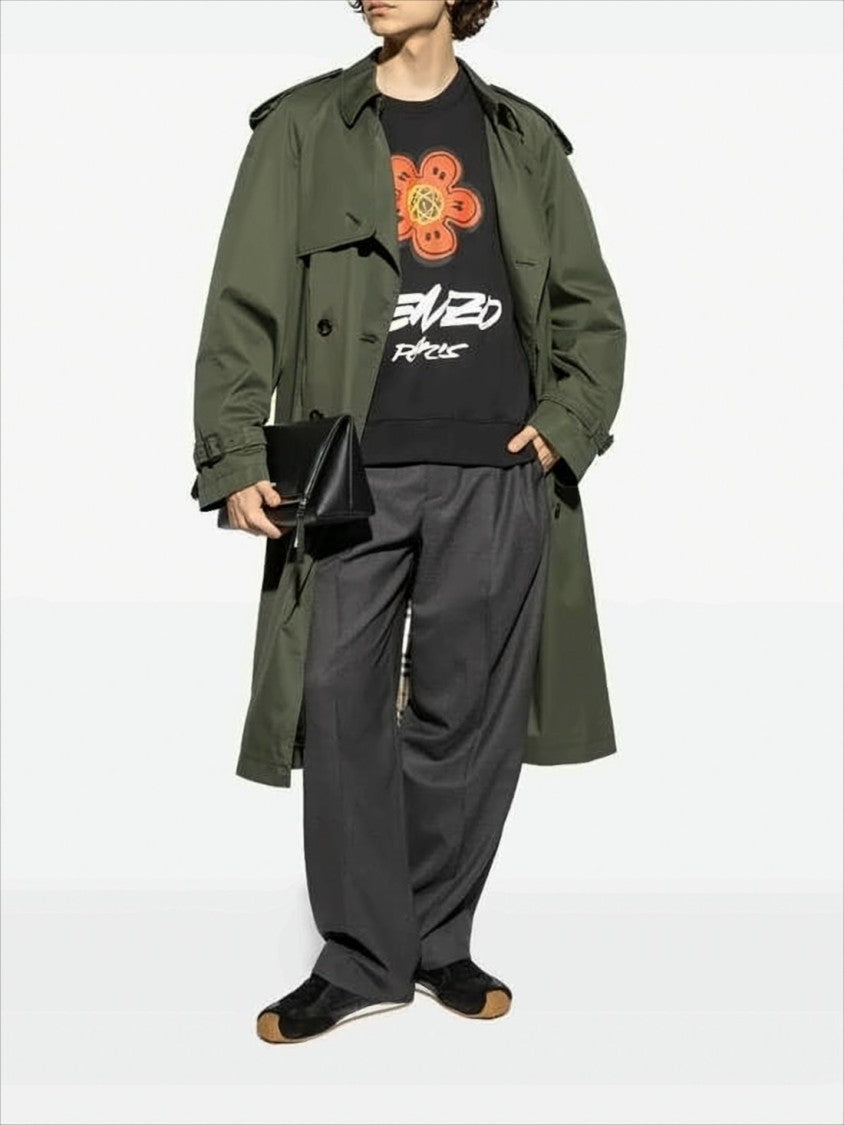 Kenzo Relaxed Fit Long-Sleeve Sweatshirt With Graphic Design