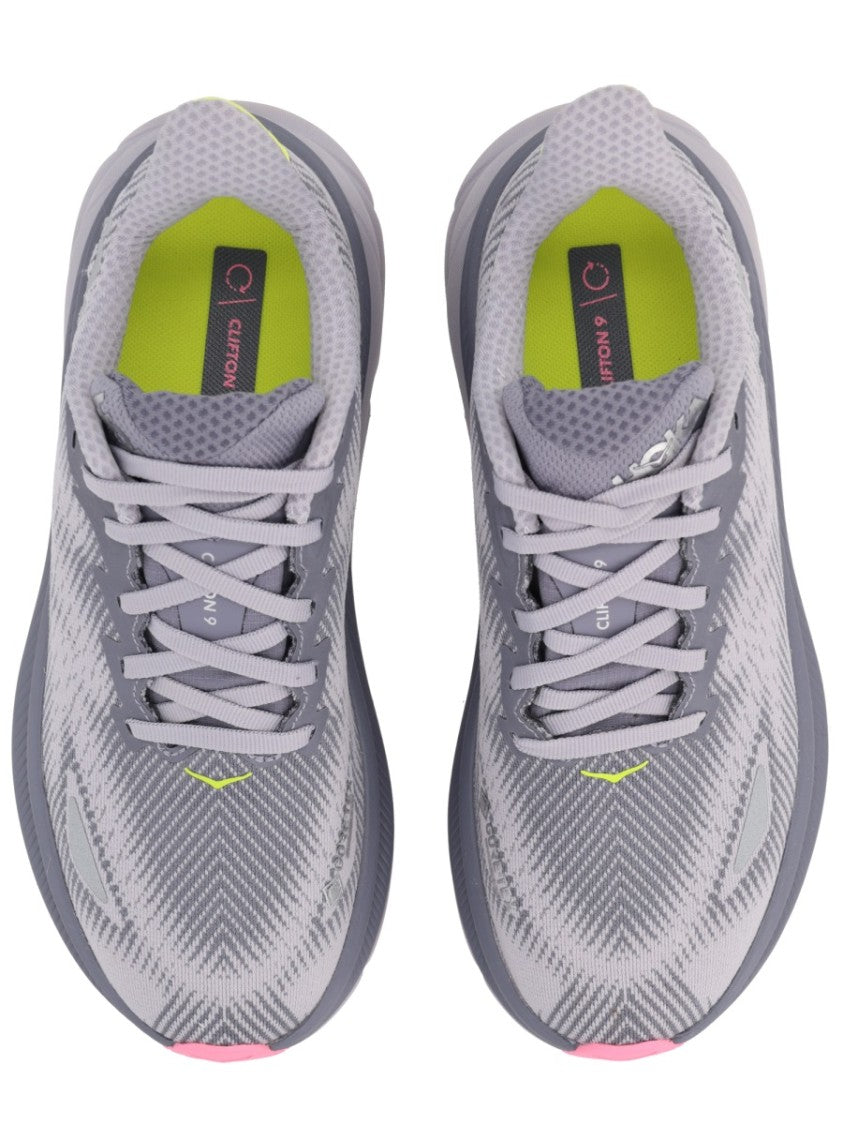Hoka Grey Lightweight Cushioned Sneakers
