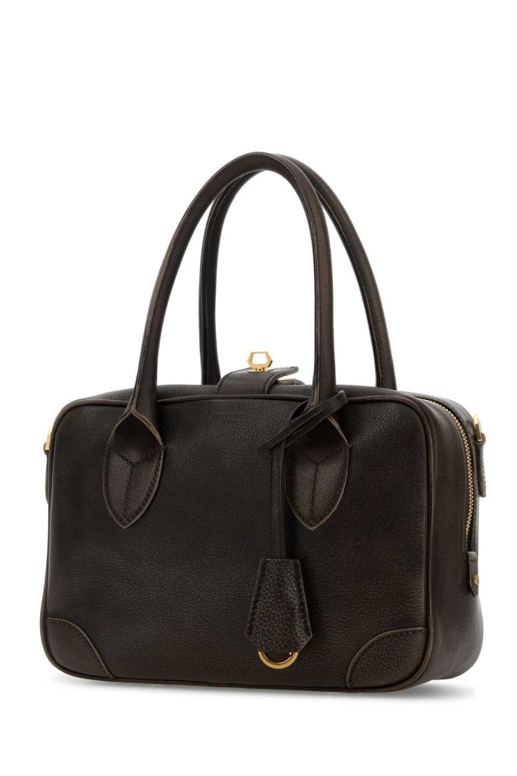 Golden Goose Brown Leather Vita Handbag