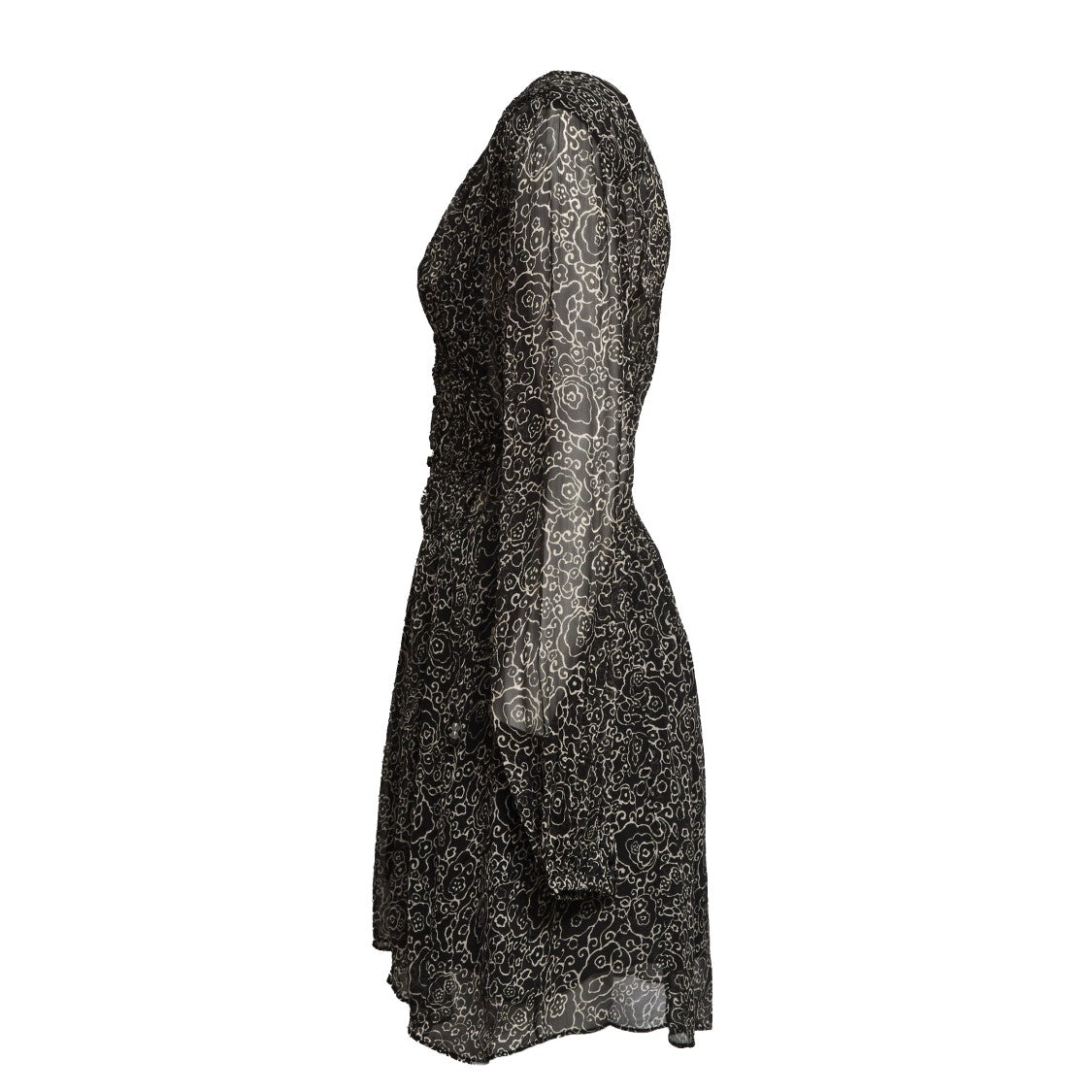 Isabel Marant Loriena Printed Chiffon Day Dress