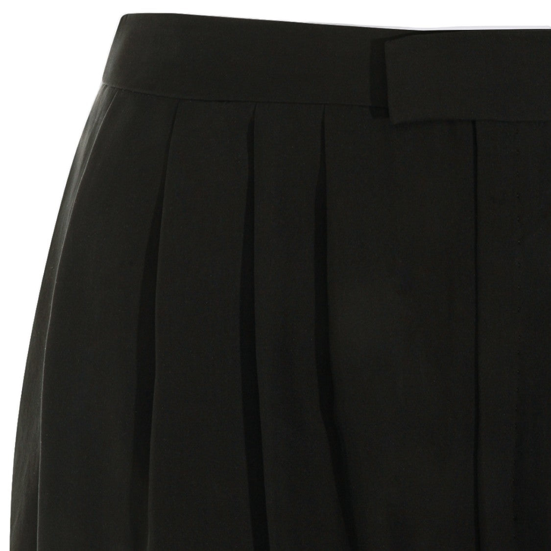 Saint Laurent High-Waisted Black Trousers With Subtle Pleats