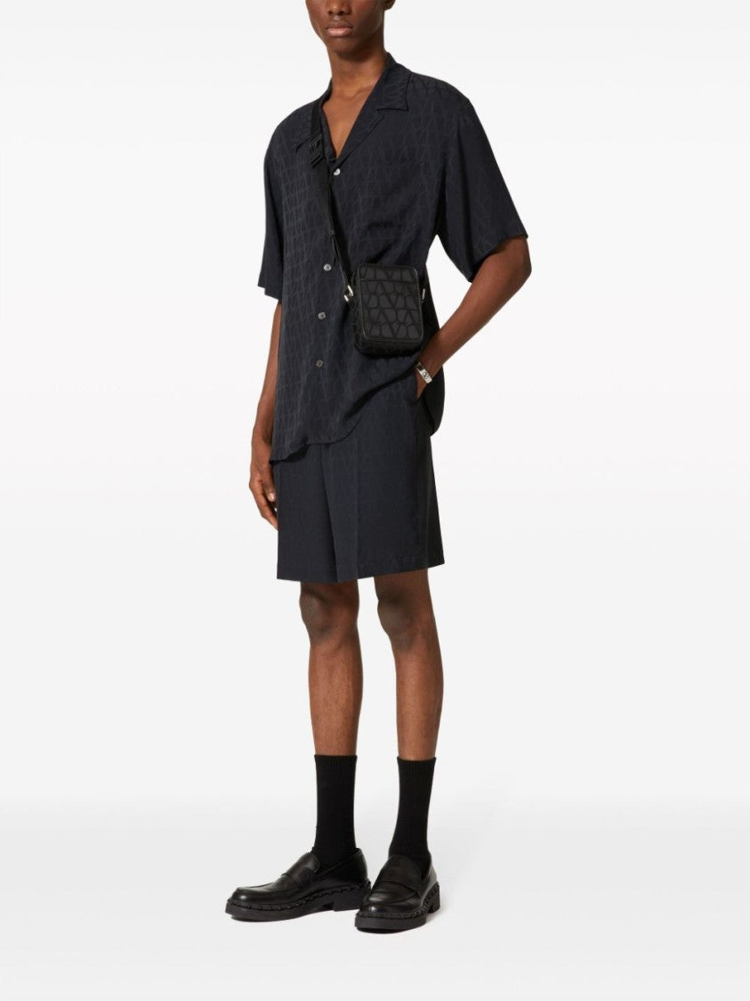 Valentino Garavani Toile Iconographe Silk Bermuda Shorts