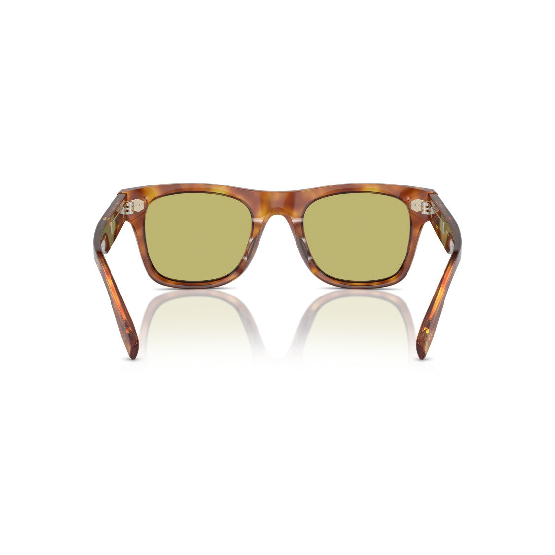 Brunello Cucinelli 0Bc4002s Classic Square Tortoiseshell Sunglasses With Olive Green Lenses