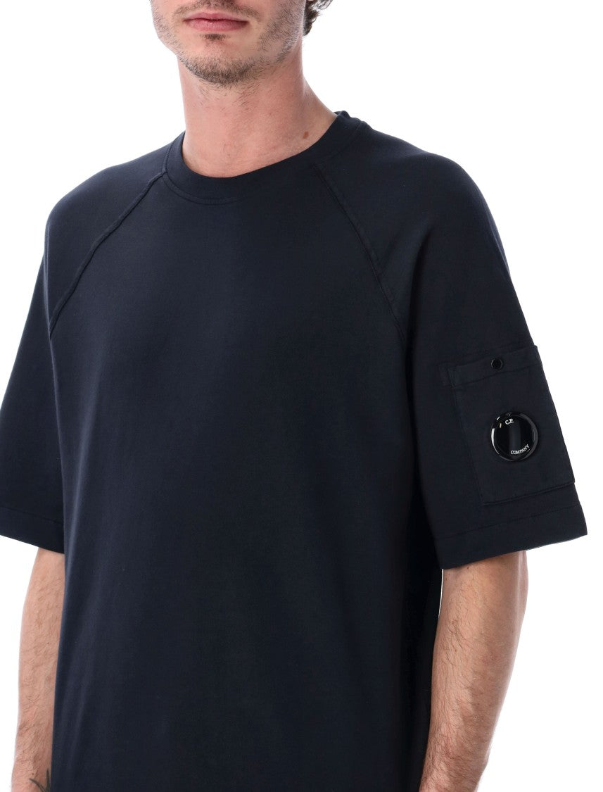 C.P. Company Light Fleece Short Sleeve Sweat T-Shirt