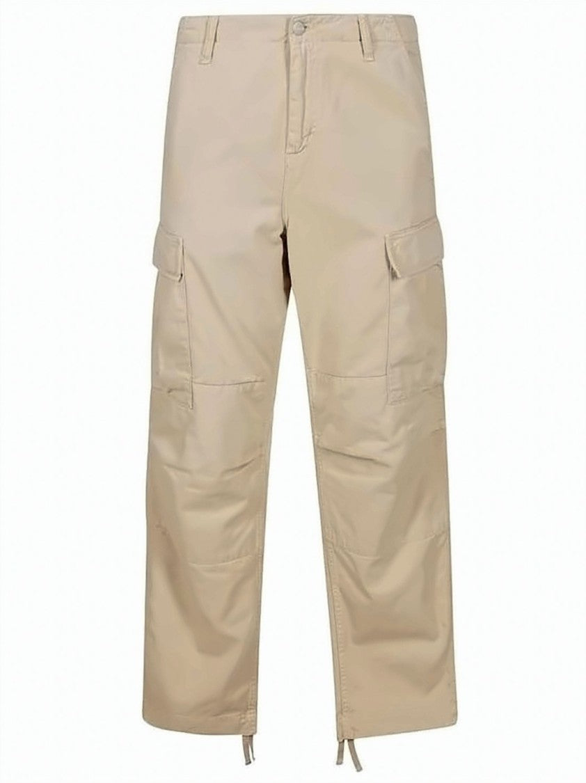 Carhartt Wip Utilitarian Straight Pants With Flap Cargo Pockets