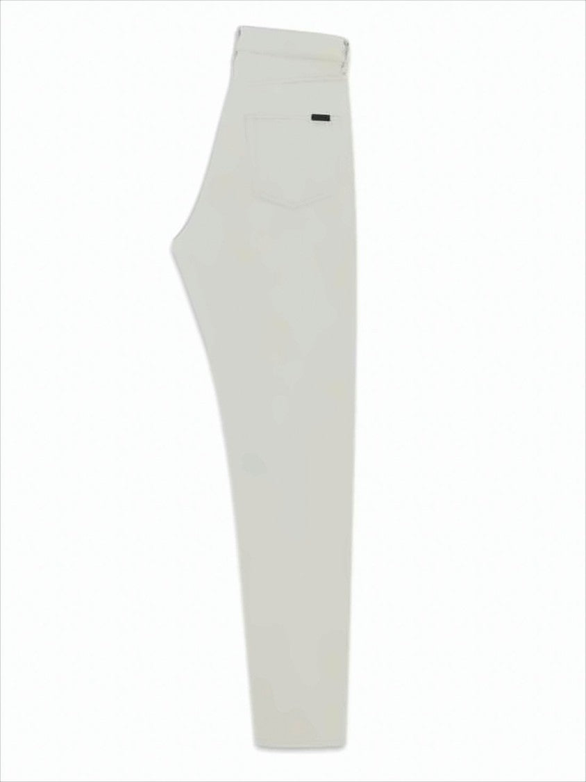 Saint Laurent Straight-Leg Denim Pants With Classic Five-Pocket Design