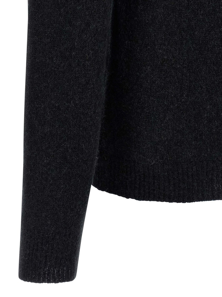 Roberto Collina Textured Knit Hooded Sweater In Virgin Wool