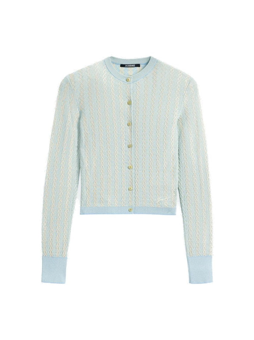 Jacquemus Marino Cardigan Blue And Multicolor
