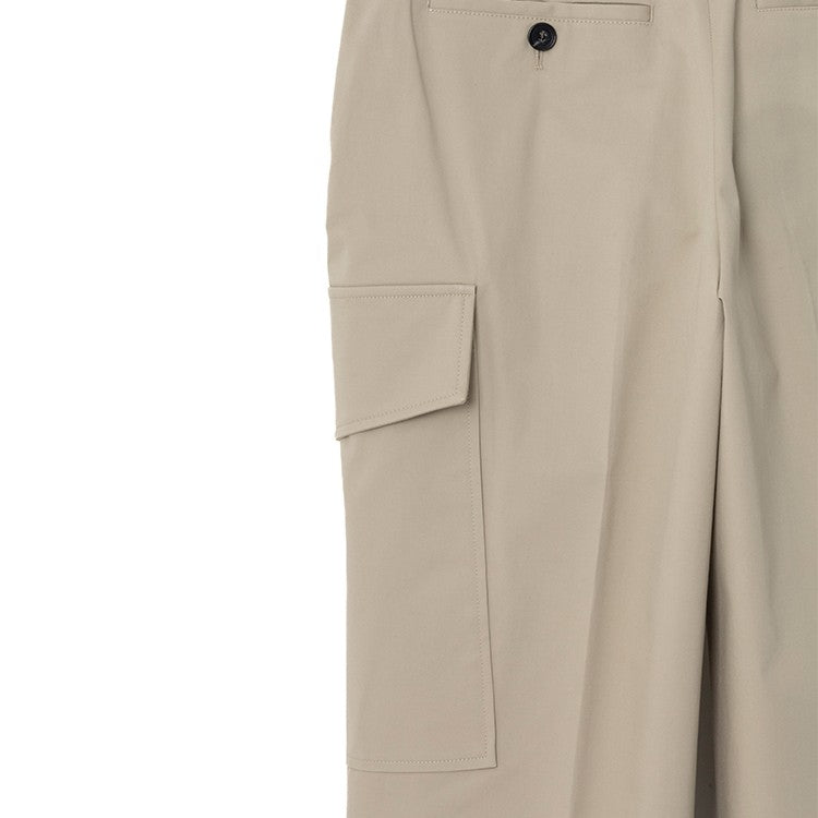 Paul Smith Relaxed Fit Beige Cargo Pants With Straight Leg Design