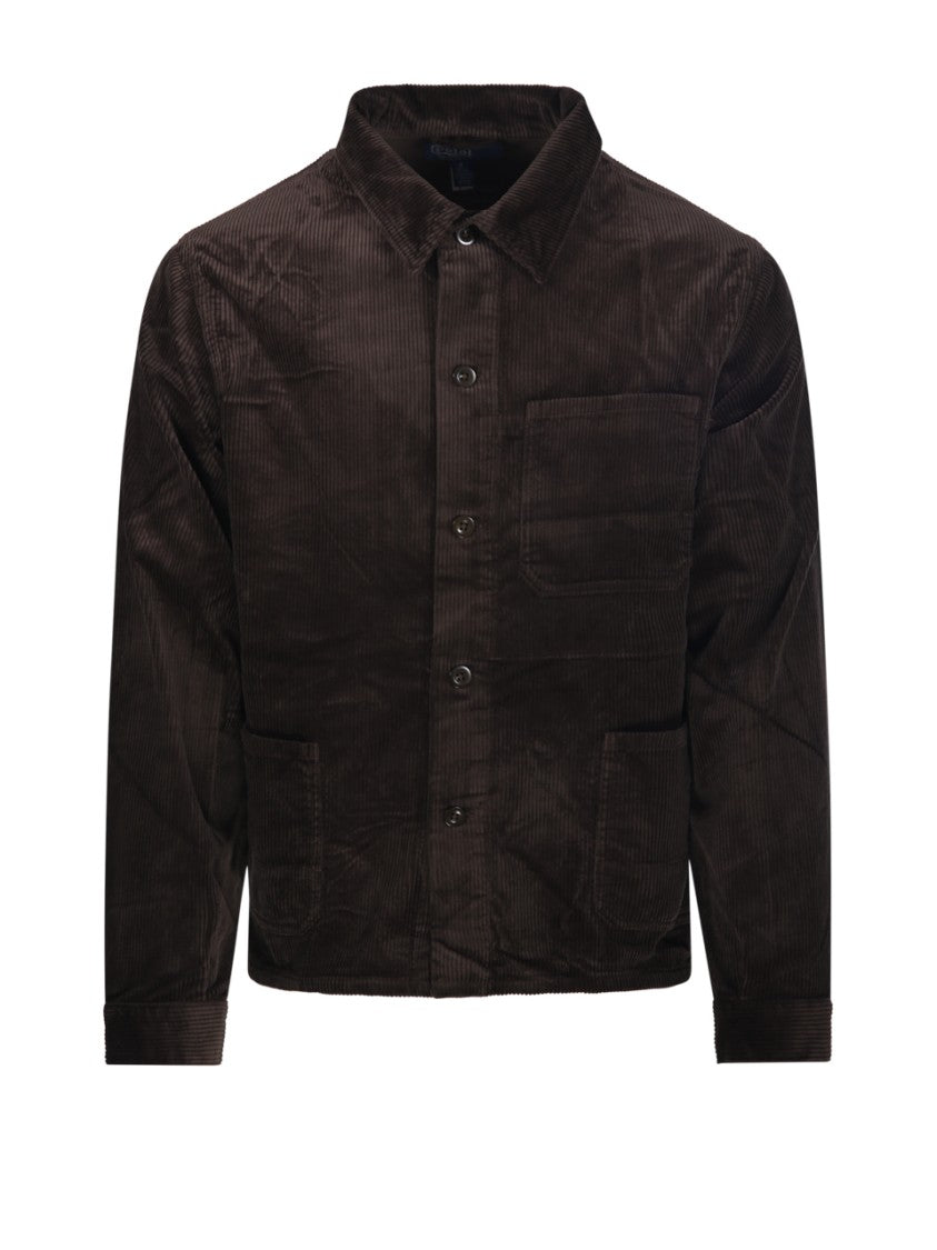 Polo Ralph Lauren Rich Dark Brown Corduroy Field Jacket