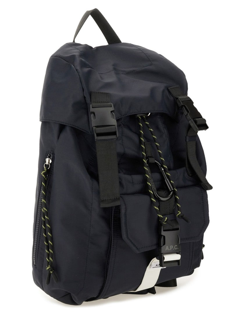 A.P.C. Hiking Flap Top Dual Buckle Backpack
