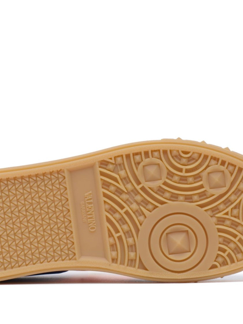 Valentino Garavani Color-Blocked Sneakers With Rockstud Detailing