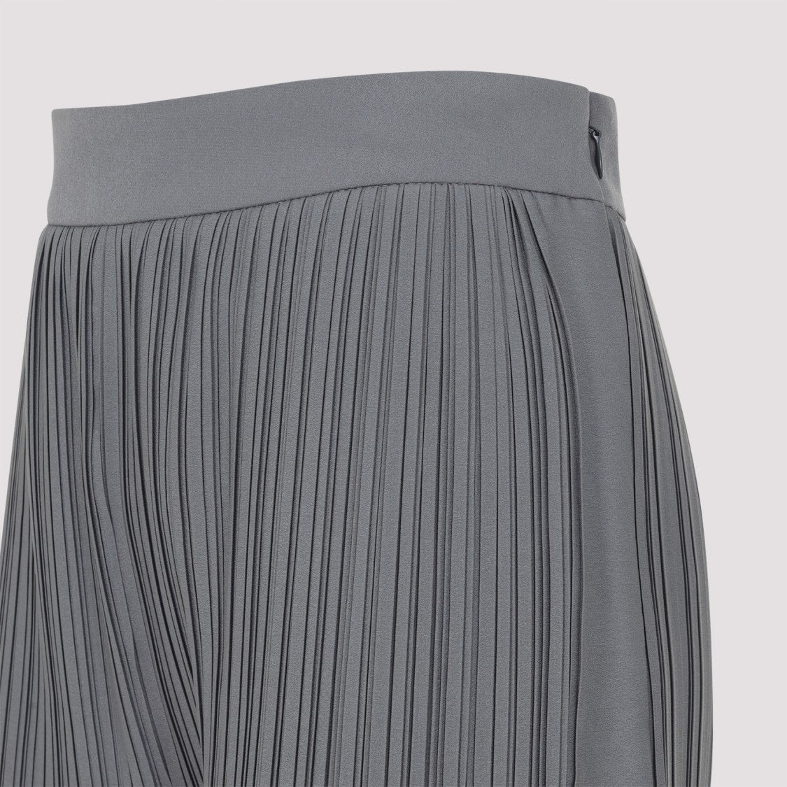 Lanvin Pleated Grey Polyester Trousers