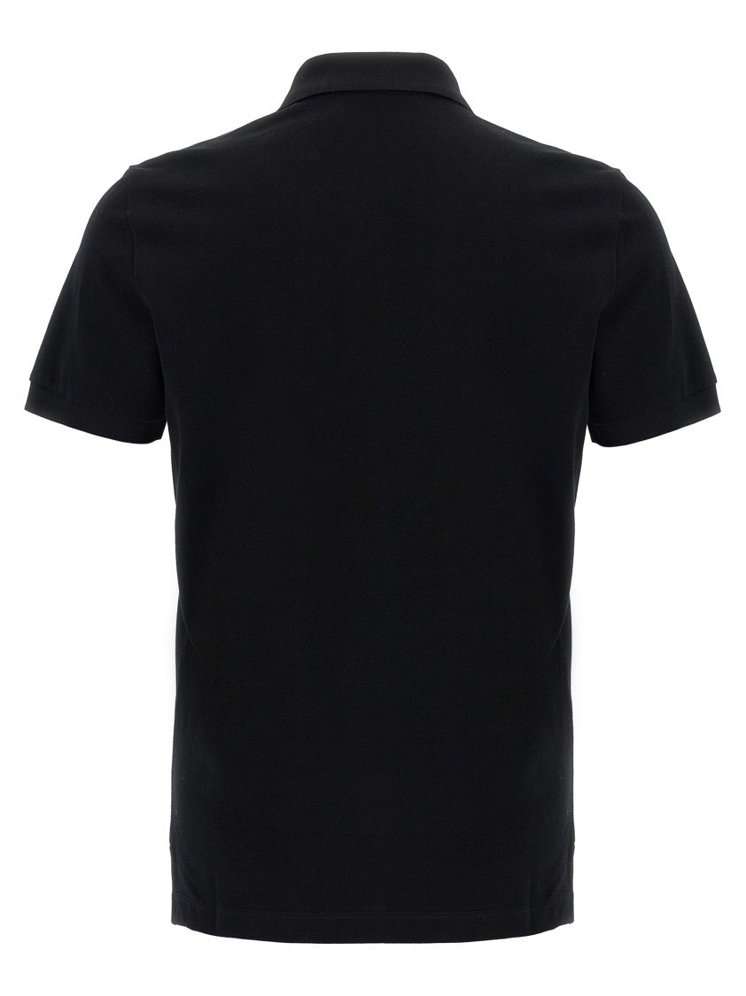 Fendi Ff Metallic Logo Polo Shirt