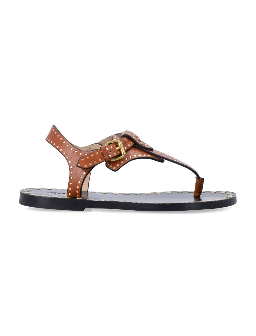 Isabel Marant Joonya Leather Thong Sandals
