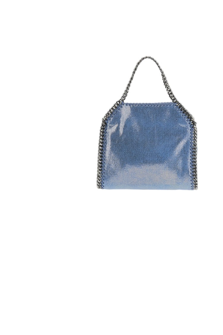 Stella Mccartney Light Blue Falabella Mini Tote Faux Suede Tote Bag