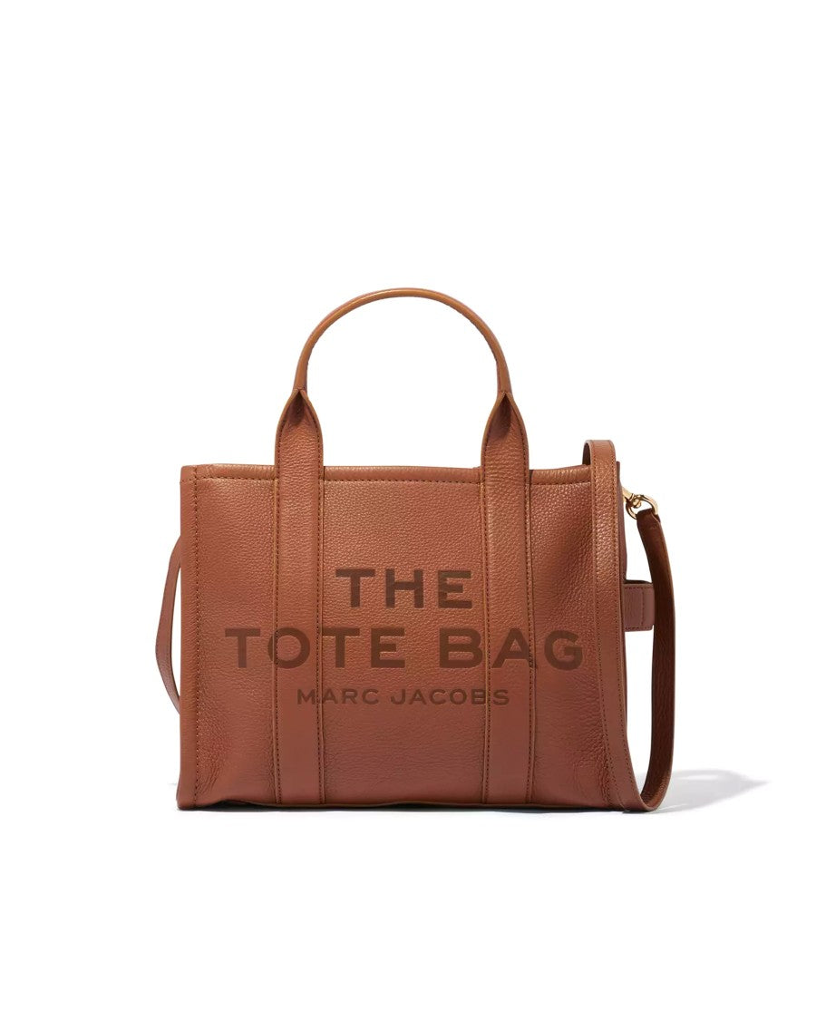 Marc Jacobs Textured Leather Medium Tote Bag With Embossed Detail